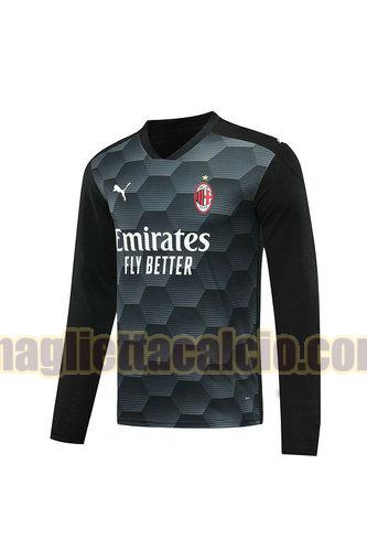 maglia manica lunga ac milan uomo nero portiere 2020-2021