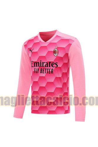 maglia manica lunga ac milan uomo rosa portiere 2020-2021