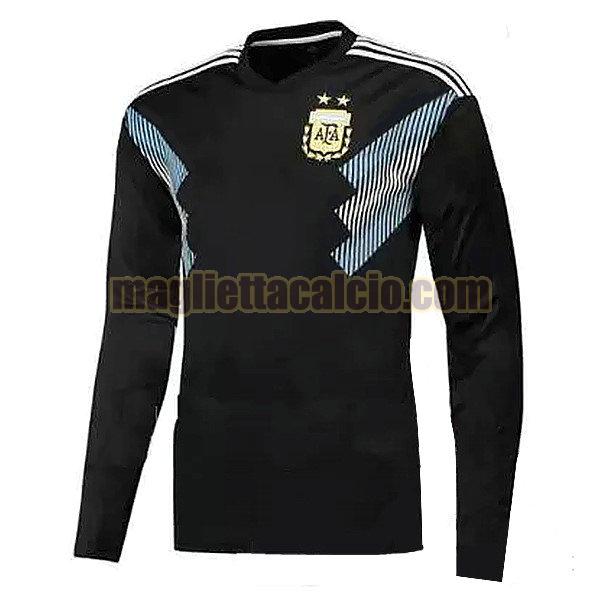 maglia manica lunga argentina uomo seconda divise 2018