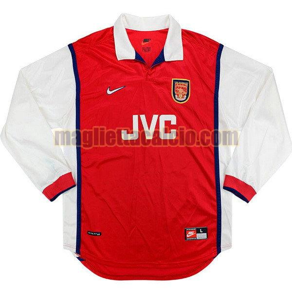 maglia manica lunga arsenal uomo prima divise 1998-1999