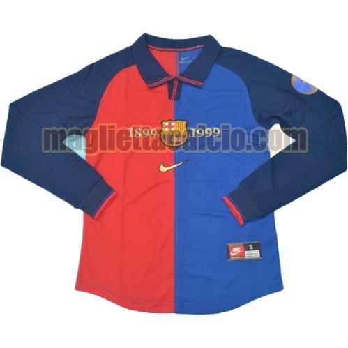 maglia manica lunga barcellona uomo prima divisa 1999-2000