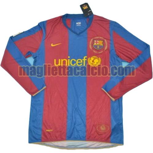 maglia manica lunga barcellona uomo prima divisa 2007-2008