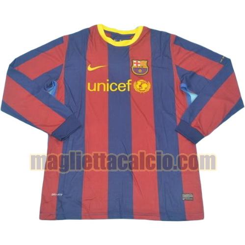 maglia manica lunga barcellona uomo prima divisa 2010-2011