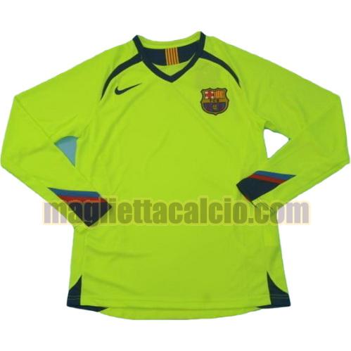 maglia manica lunga barcellona uomo seconda divisa lfp 2005-2006