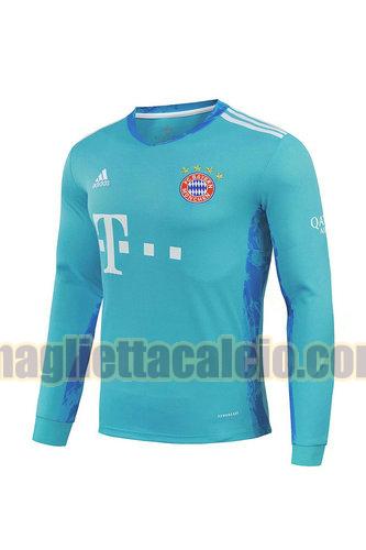 maglia manica lunga bayern monaco uomo blu portiere 2020-2021