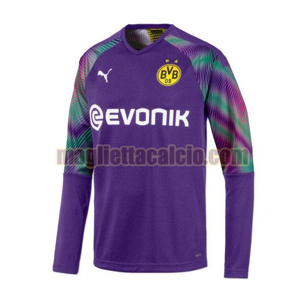 maglia manica lunga borussia dortmund uomo seconda portiere 2019-2020