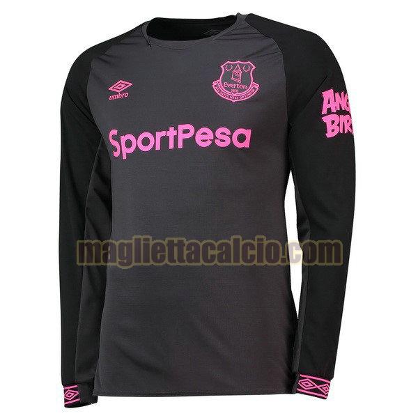 maglia manica lunga everton uomo seconda divise 2018-2019
