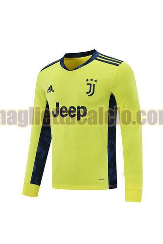 maglia manica lunga juventus uomo giallo portiere 2020-2021