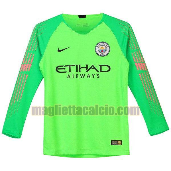 maglia manica lunga manchester city uomo portiere 2018-2019