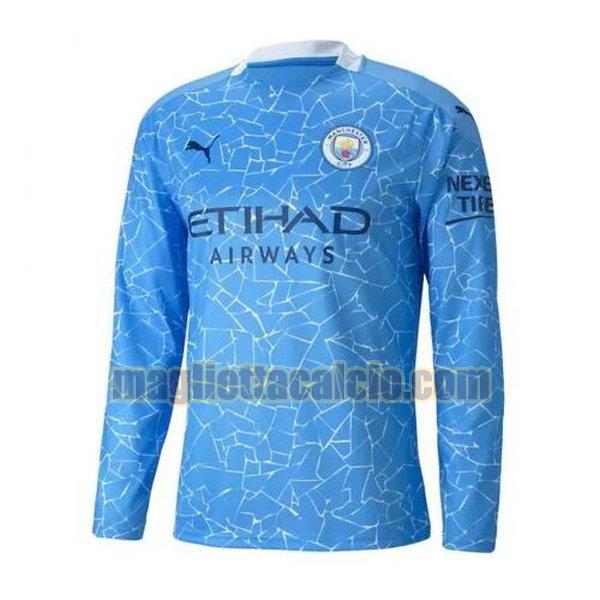 maglia manica lunga manchester city uomo prima 2020-2021