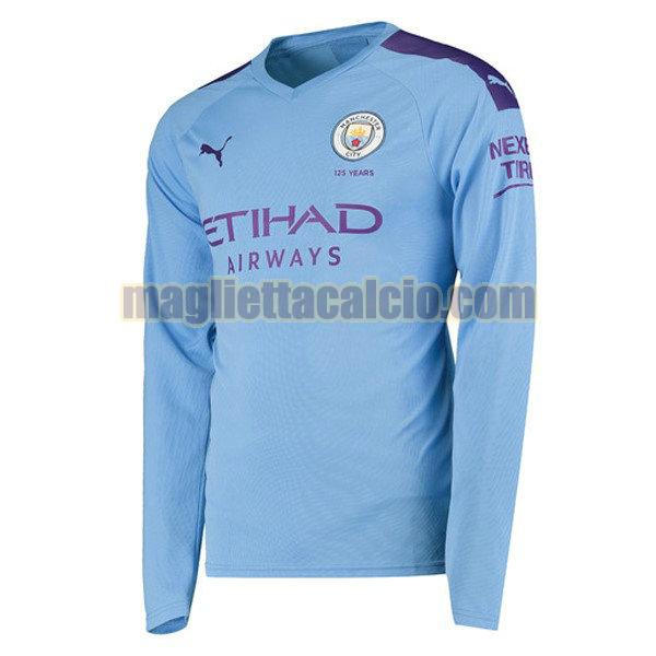 maglia manica lunga manchester city uomo prima divise 2019-2020