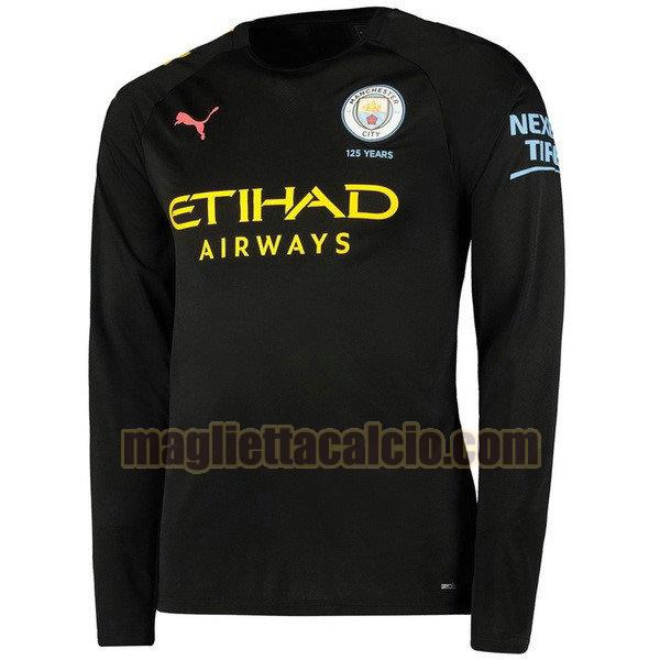 maglia manica lunga manchester city uomo seconda divise 2019-2020