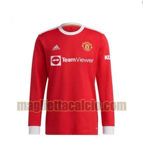 maglia manica lunga manchester united uomo prima 2021-22
