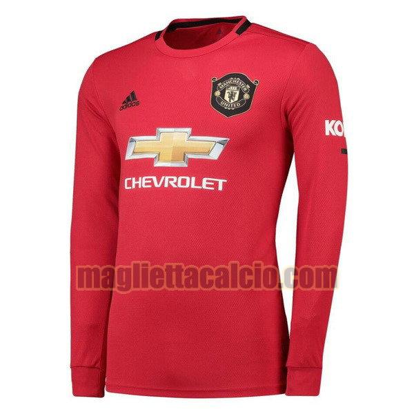 maglia manica lunga manchester united uomo prima divise 2019-2020