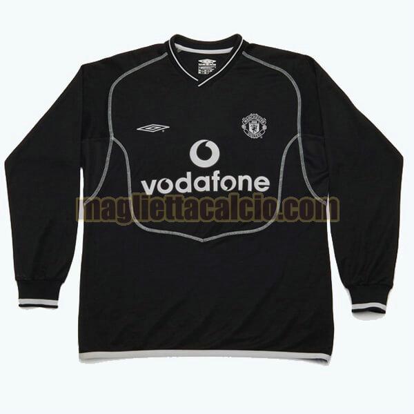 maglia manica lunga manchester united uomo seconda divise 2000-2002