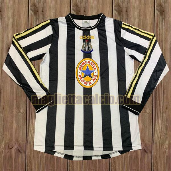 maglia manica lunga newcastle united bianco prima 1997-1999