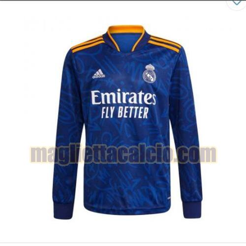 maglia manica lunga real madrid uomo seconda 2021-2022