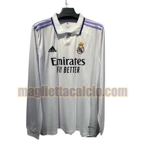 maglia maniche lunghe real madrid uomo prima 2022-2023