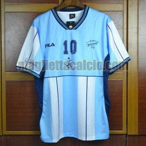 maglia maradona 10 argentina uomo prima divisa 2001