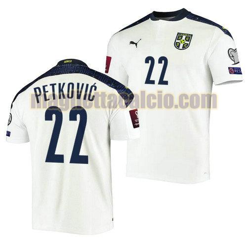 maglia marko petkovic 22 serbia uomo seconda 2022