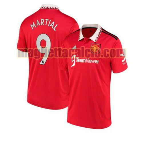 maglia martial 9 manchester united uomo prima 2022-2023