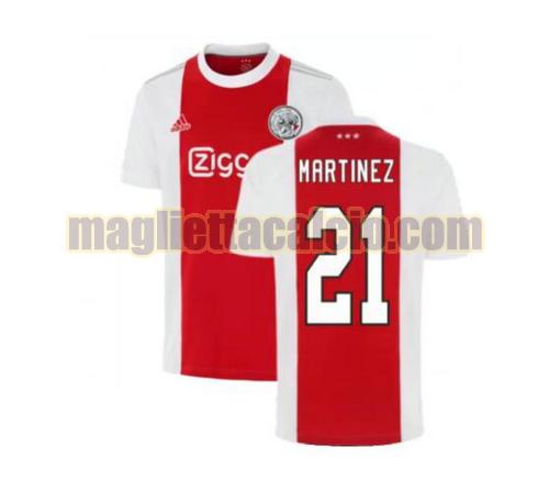 maglia martinez 21 ajax uomo prima 2021-2022