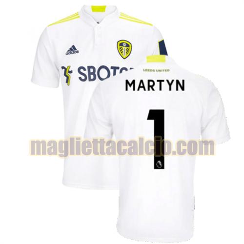 maglia martyn 1 leeds united uomo prima 2021-2022