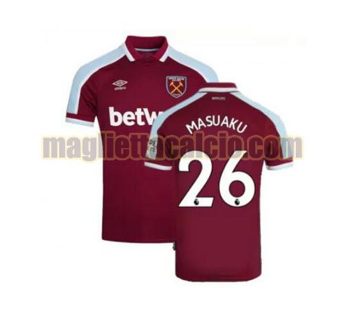 maglia masuaku 26 west ham united uomo prima 2021-2022