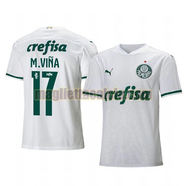 maglia matias vina 17 palmeiras uomo seconda 2020-2021