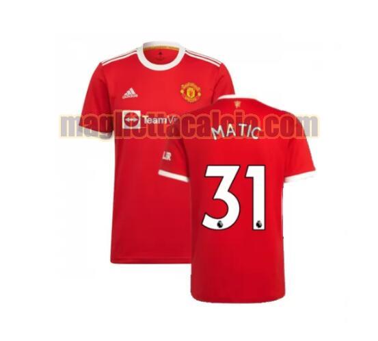 maglia matic 31 manchester united uomo prima 2021-2022