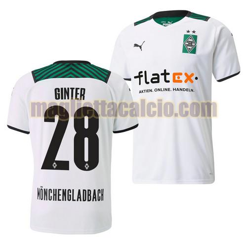maglia matthias ginter 28 borussia mönchengladbach uomo prima 2021-2022