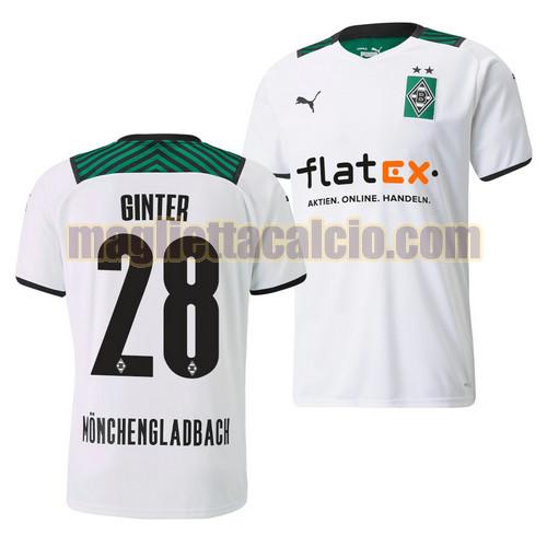 maglia matthias ginter 28 borussia mönchengladbach uomo prima 2021-2022