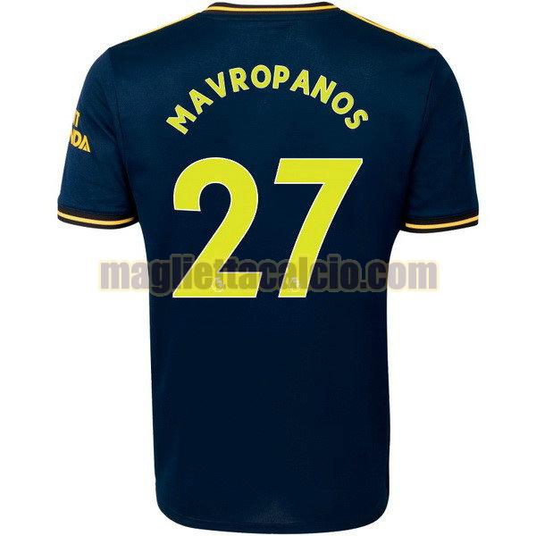 maglia mavropanos 27 arsenal uomo terza divise 2019-2020