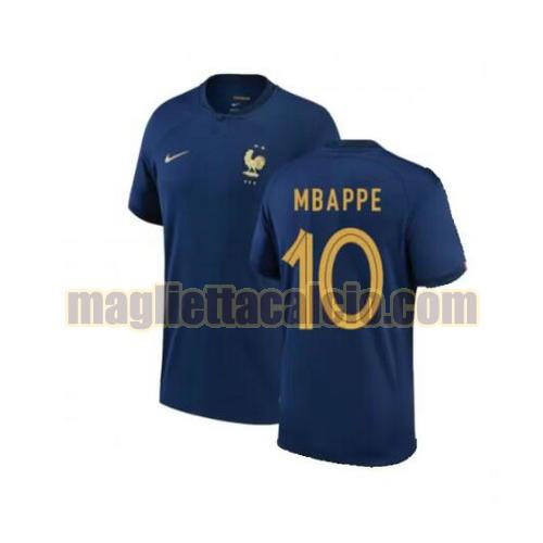 maglia mbappe 10 francia uomo prima 2022