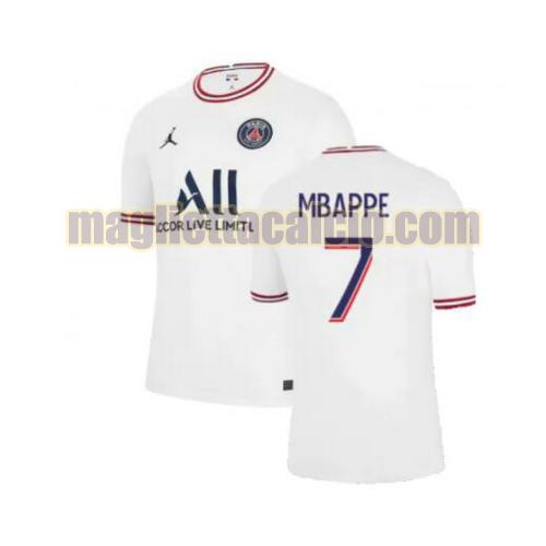 maglia mbappe 7 paris saint germain uomo 4th 2021-2022