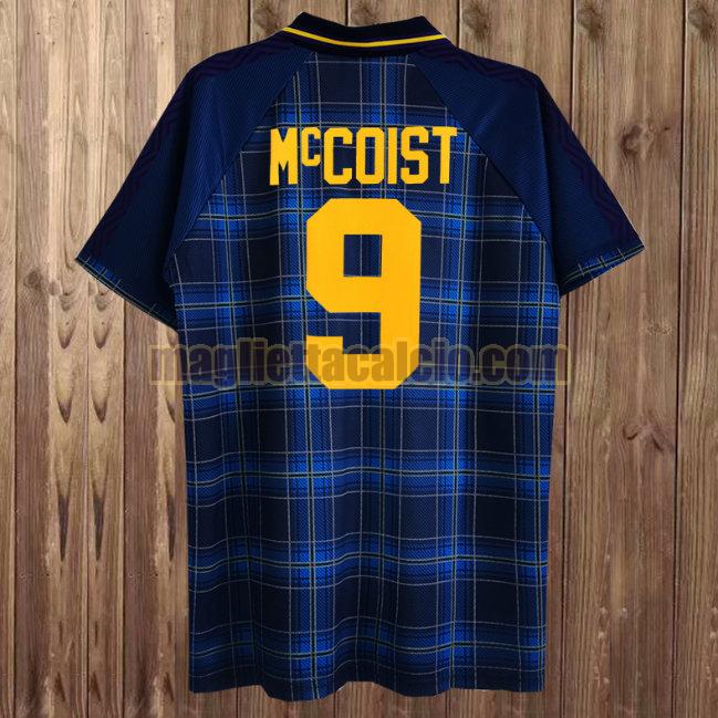 maglia mccoist 9 scozia blu prima 1994-1996