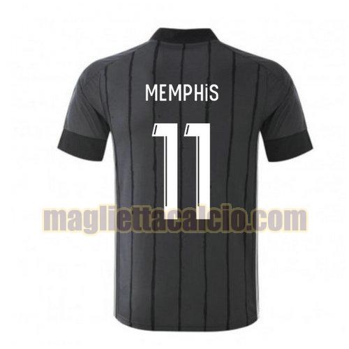 maglia memphis 11 olympique lyon uomo seconda 2020-2021