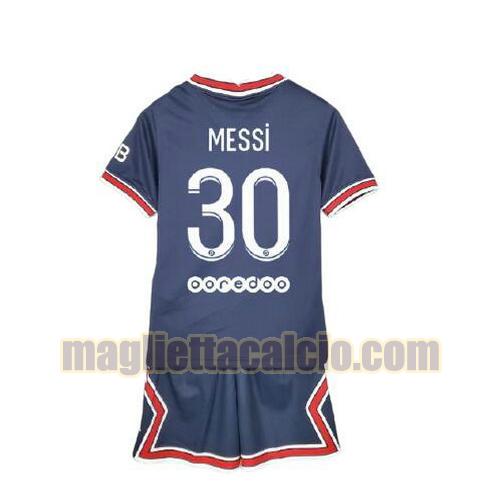 maglia messi 30 paris saint germain bambino prima 2021-2022