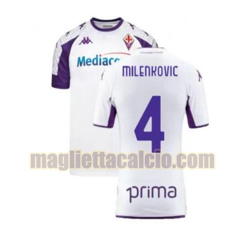 maglia milenkovic 4 fiorentina uomo seconda 2021-2022