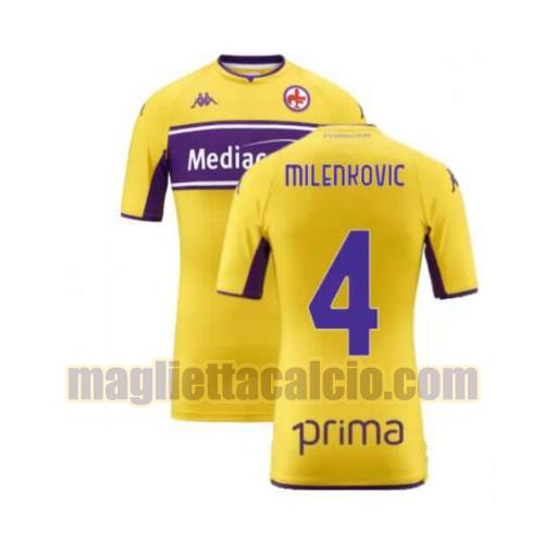 maglia milenkovic 4 fiorentina uomo terza 2021-2022