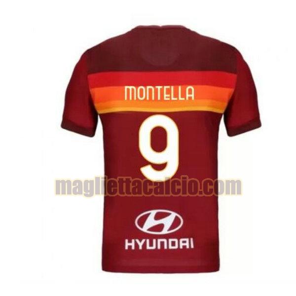 maglia montella 9 as roma uomo priemra 2020-2021