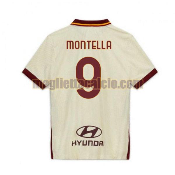 maglia montella 9 as roma uomo seconda 2020-2021