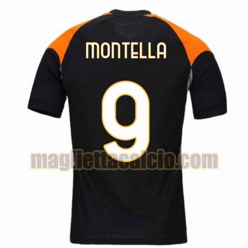 maglia montella 9 as roma uomo terza 2020-2021