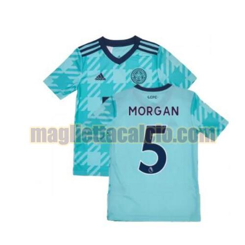 maglia morgan 5 leicester city uomo seconda 2021-2022