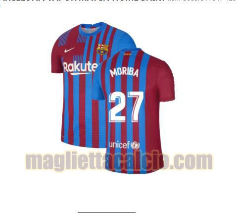 maglia moriba 27 barcellona uomo prima 2021-2022