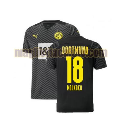 maglia moukoko 18 borussia dortmund uomo seconda 2021-2022