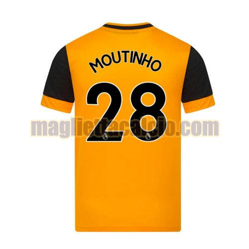 maglia moutinho 28 wolverhampton uomo prima 2020-2021