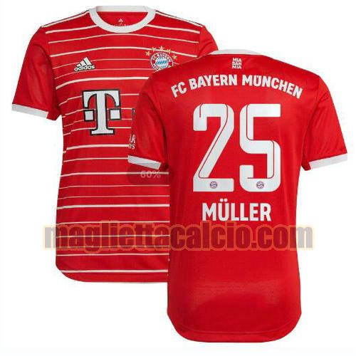 maglia muller 25 bayern monaco uomo prima 2022-2023