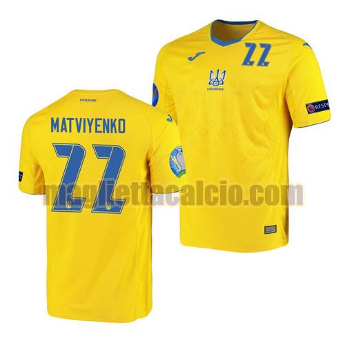 maglia mykola matviyenko 22 ukraine uomo prima 2021