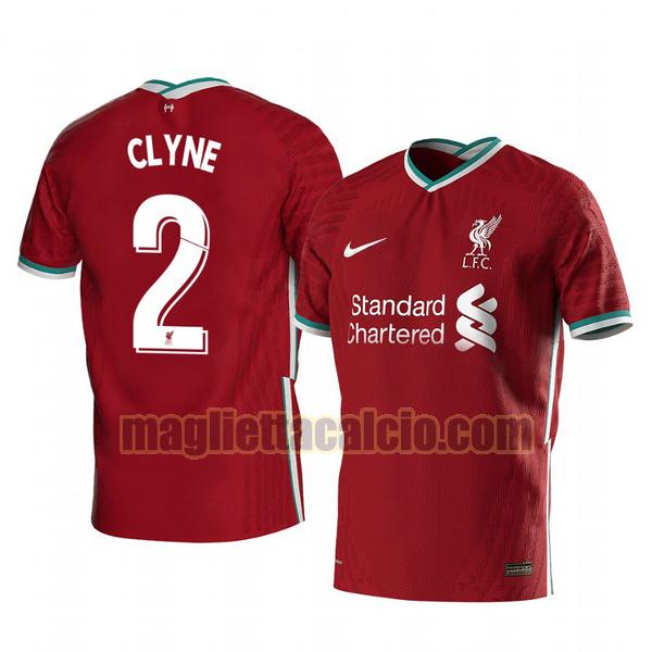 maglia nathaniel clyne 2 liverpool uomo prima 2020-2021